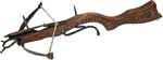 Medieval Crossbows - A most trusted line of defense for the medieval castle in middle age warfare was the fearless guard, atop the tower with his tower guards crossbow. This beautifully made replica is made in Italy and is intended for decorative use, however, has moving parts.